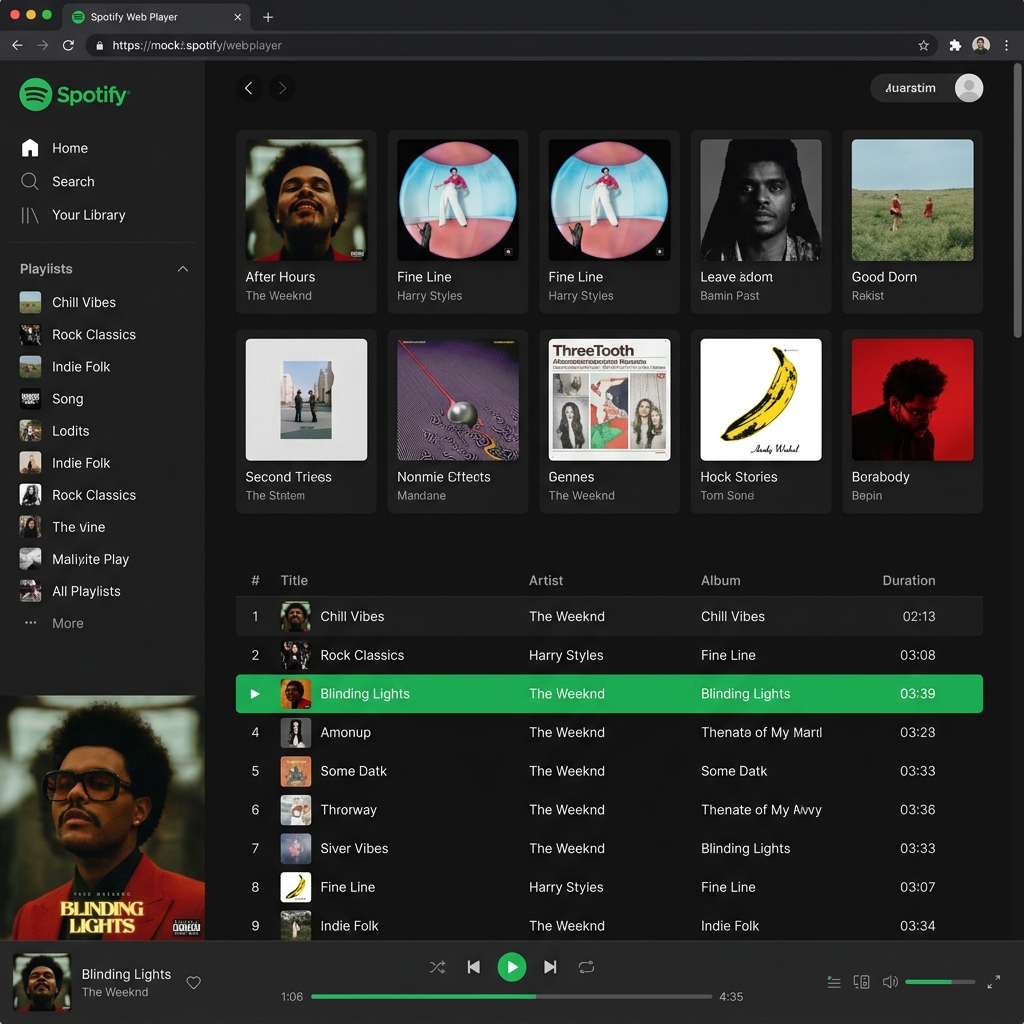 Spotify Clone Project